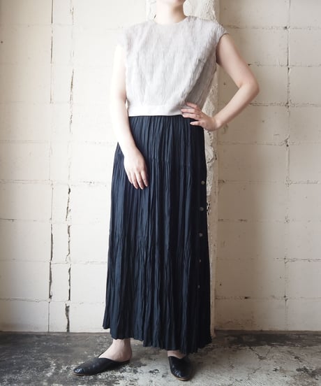 Shirring N/S Blouse LGR
