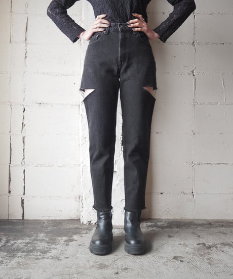 Remake Levi's550 Crashed Big Denim BK