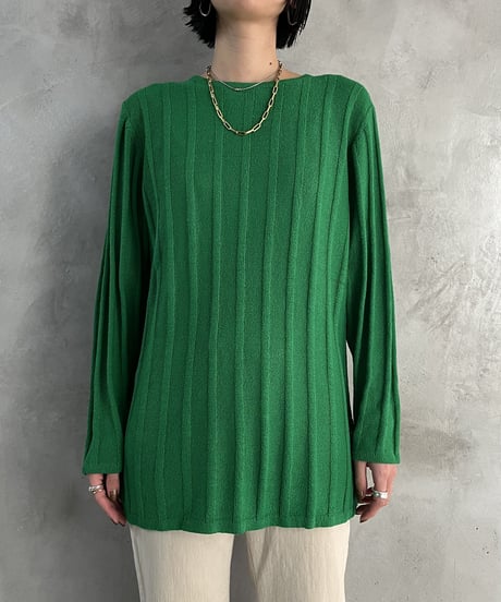 Wide Rib Crew Neck GR