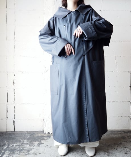 Hooded Cape Coat BK