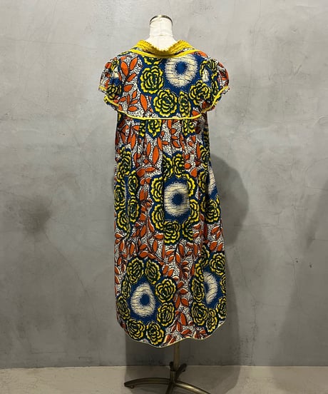 Flower Pattern Batik Dress YEBLOR