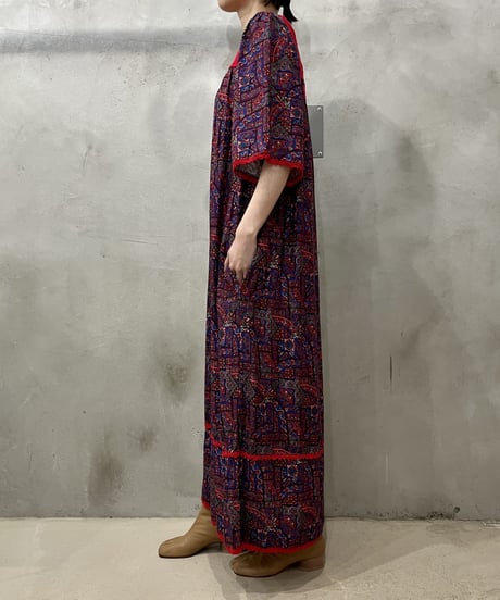 Pattern Square Neck Lace Dress REBL