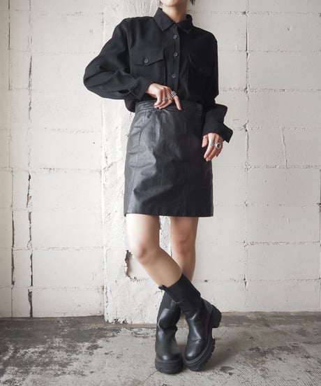 Suede Basic Shirt BK