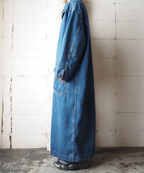 Denim Long Coat BL