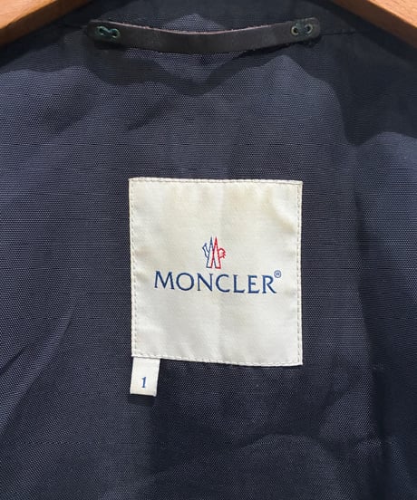 MONCLER Stand Collar Belted Jacket BK