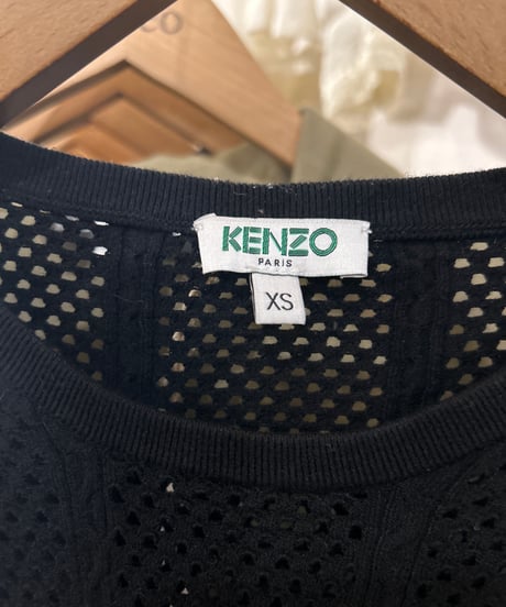KENZO Cutout Sleeve Knit BK