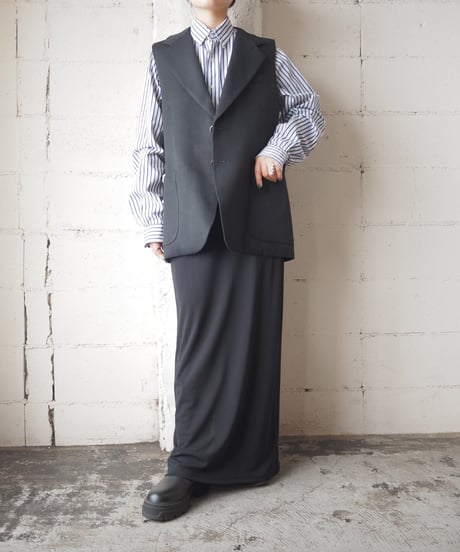 Remake Tailored Jacket Vest BK