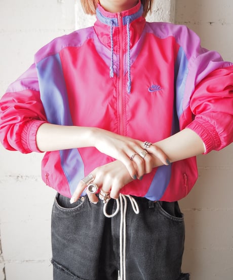 NIKE Stand Collar Zip Up Jacket PIPURBL