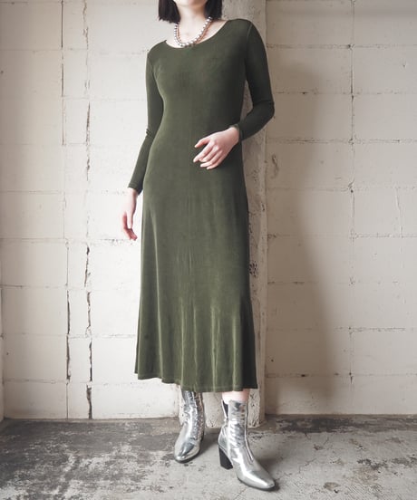 FLAX Crew Neck Cutsewn Dress KA
