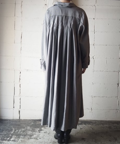 ESCADA Pleated Back  Long Coat GR