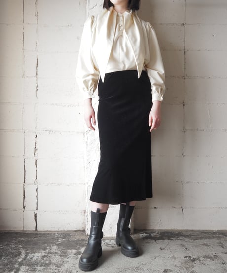 1970's Handmade Draped Cape Blouse IV