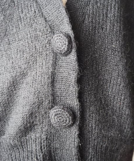 Mohair Knit Cardigan BK