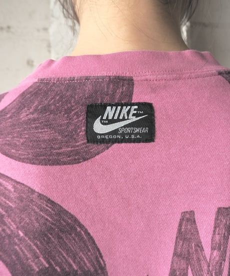 NIKE  Logo Print Wide Cropped Sweat PI
