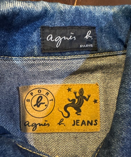 1990's agnes b. Made in France Denim Jacket BL