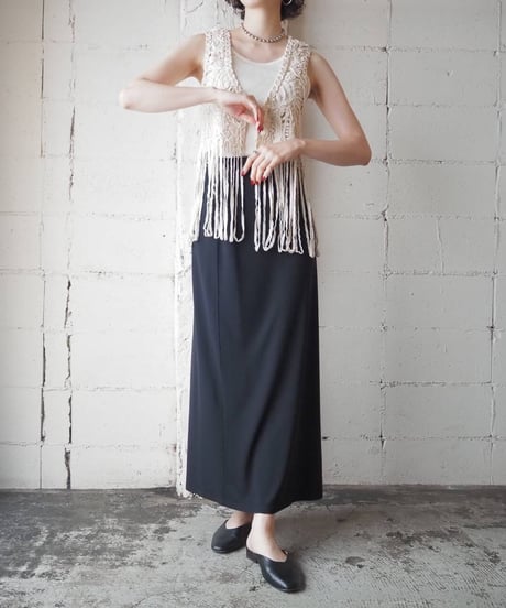 Tape Embroidery Vest IV