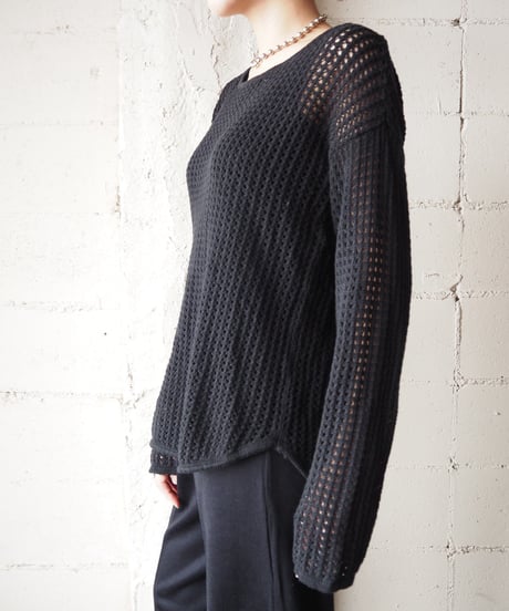 Crochet Cotton Knit BK