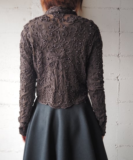 Beads Embroidery Design Shirt BR
