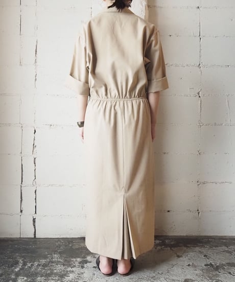 Open Collar Shirt Dress BE