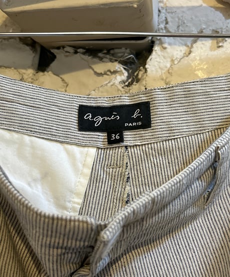 Agnès BPin Stripe Pants IVGR