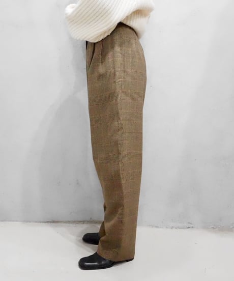 Glencheck Tuck Pants BR