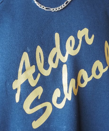 "Alder School" Print S/S Sweat NVYE
