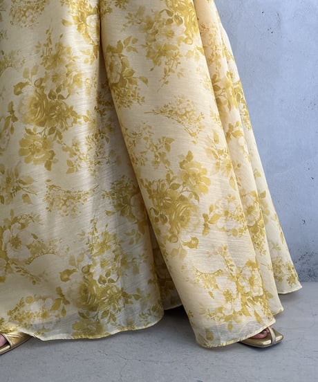 Flower Pattern Easy Wide Pants YEWH