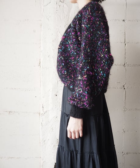 Mix Color Knit Cardigan BKPI