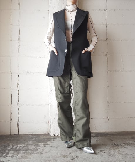 Remake Jacket Vest BK