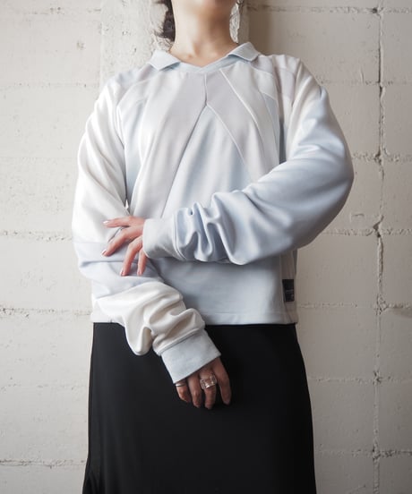 REMAKE adidas L/S Tricolor Tops LBL LGR WH