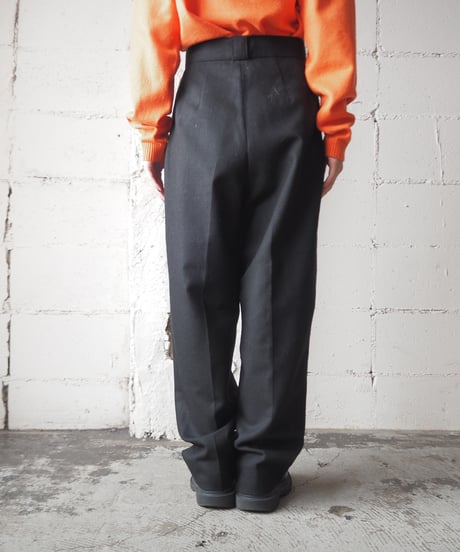 Christian Dior Wool Tuck Pants BK