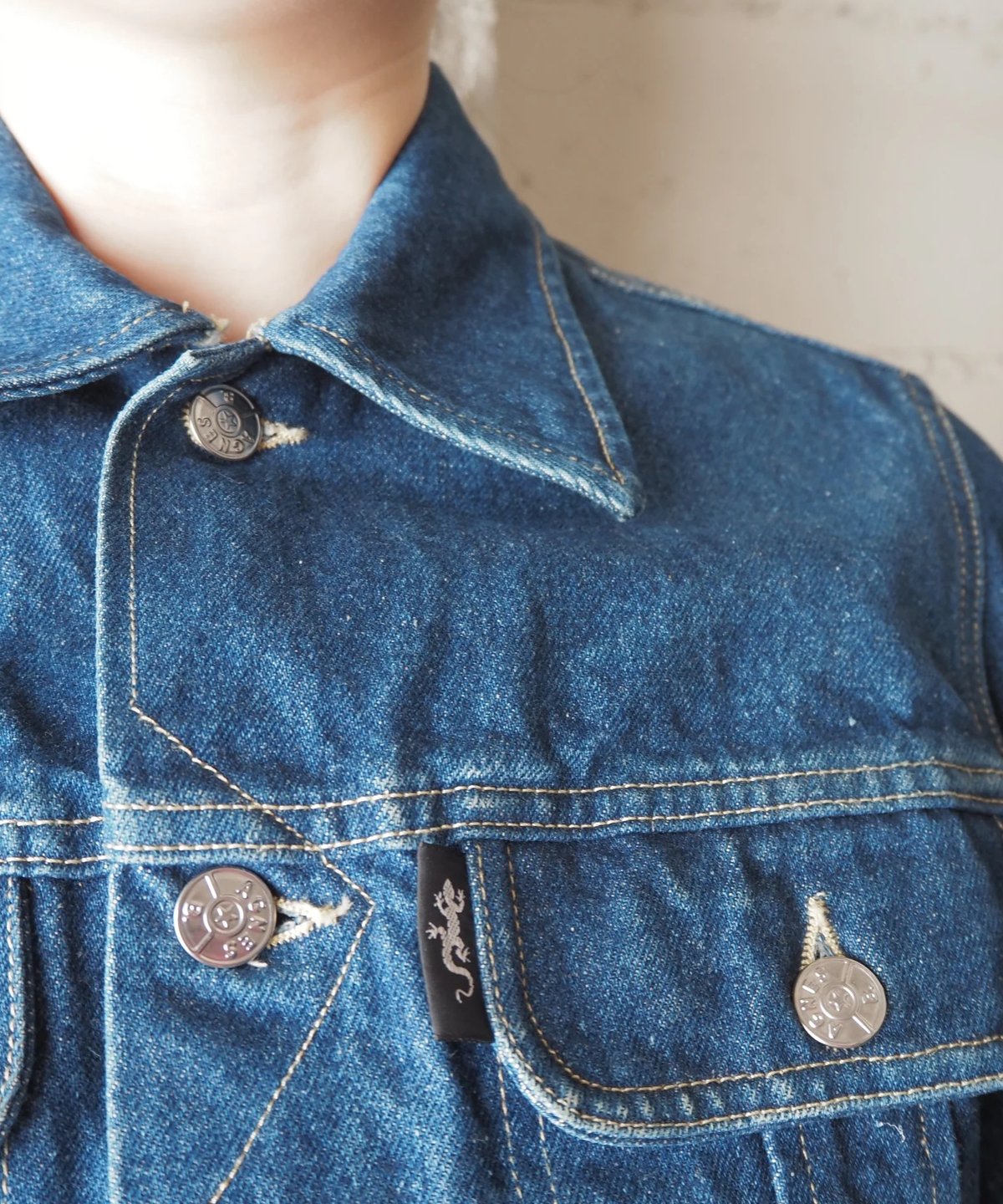 90s Agnes b. paris denim jacket フランス 90s Agnes b. paris denim jacket フランス Vintage 90s Hot Iconic