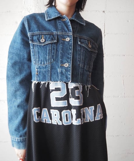 REMAKE Eddie Bauer Cutoff Denim Jacket BL
