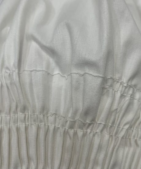 Frill Collar Volume Sleeve Blouse WH