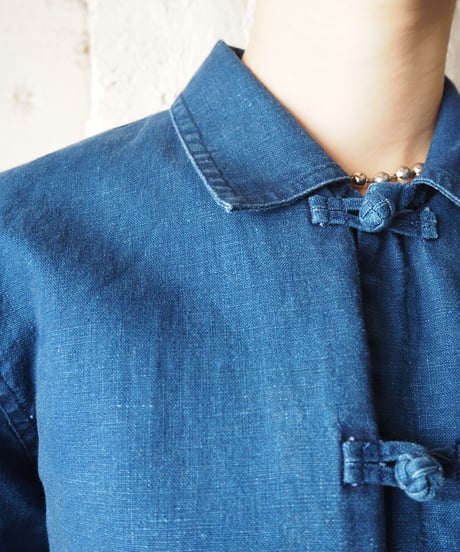 SAG HARBOR Indigo Chinese Shirt Jacket BL