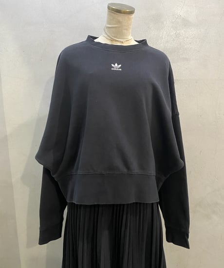adidas One Point Logo Dolman Sleeve Sweat BK