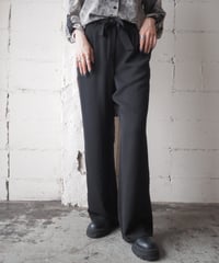 Belted Wide Pants BK