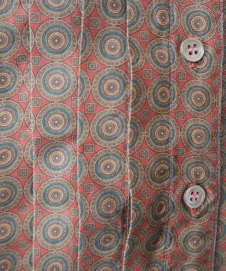 Small Pattern Boe Tie Blouse BUR