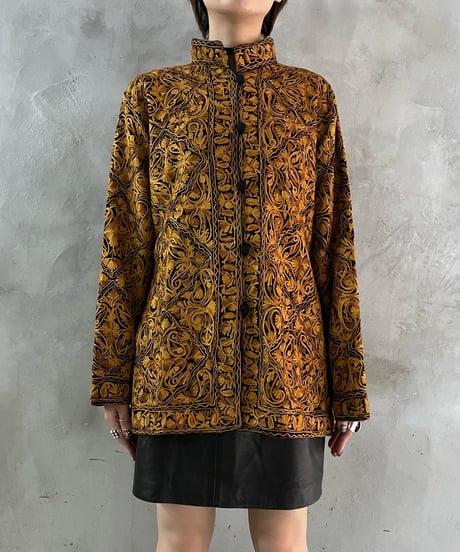 Embroidery Design Mao Collar Jacket ORBR