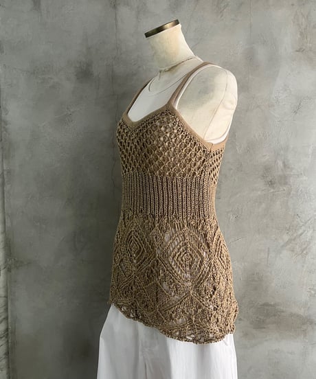 Macrame Knit Camisole BE