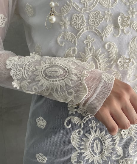 Embroidery Sheer Cutsewn IV