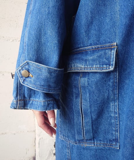 Denim Trench Coat BL