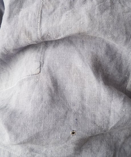 1950's French Navy Linen Sailor Shirt BL