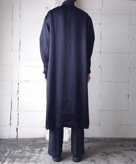 【Orfeo ORIGINAL】Satin Blouson Coat