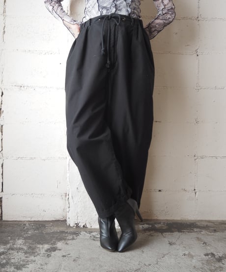 Remake Ralph Lauren Drawstring Tuck Pants BK