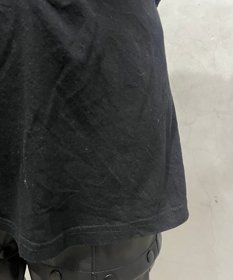 Side Line Mesh Mini Skirt BKWH