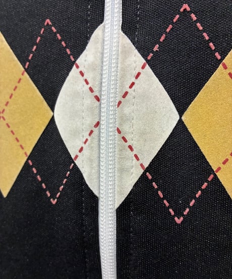 FRED  PERRY Argyle Track Jacket BK
