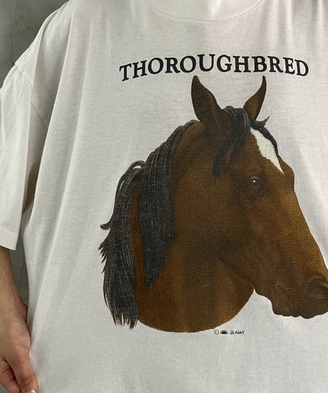 90’s  Horse Print Tee  WH