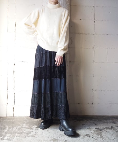 Cable Turtle Neck Sweater IV