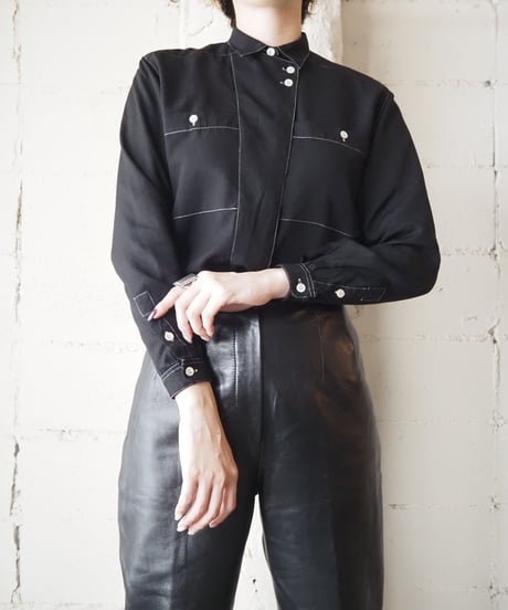White Stitch Shirt BK