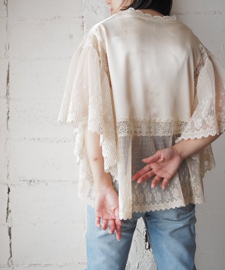 Christian Dior Pleated Lace Cardigan IV